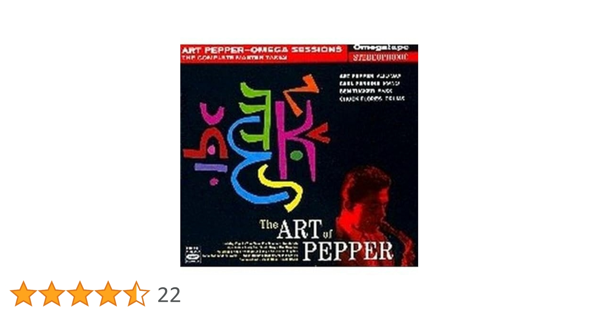Amazon.co.jp: The Art of Pepper - Omega Sessions: The